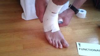 Ankle Taping  Tape Your Own Ankle COMPLETE [upl. by Pussej153]