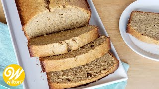 Quick and Easy Homemade Banana Bread Recipe  Wilton [upl. by Martinez]