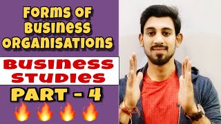 Forms of business organisations  business studies  class 11 [upl. by Attekram]