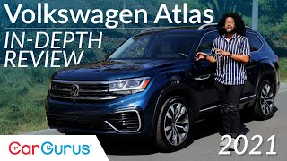 2021 Volkswagen Atlas Review Sophisticated simplicity  CarGurus [upl. by Rosy]