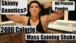 Homemade Mass Gainer Shake  How I gained 20 Lbs in 3 Months [upl. by Rhoda]