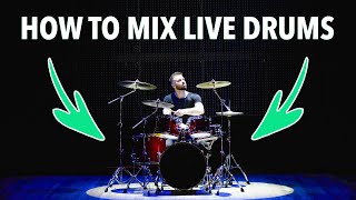 How to Mix Live Drums EQ Compression amp Gating [upl. by Bortz128]