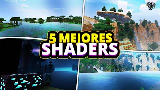 💥LOS 5 MEJORES SHADERS para MINECRAFT PE 120 GAMA BAJA MEDIA y ALTA TOP SHADERS PE [upl. by Darnall924]