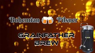 Bohemian Pilsner Grainfather brew [upl. by Norse959]