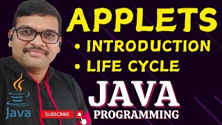 INTRODUCTION TO APPLETS amp APPLET LIFE CYCLE  JAVA PROGRAMMING [upl. by Bonnes96]