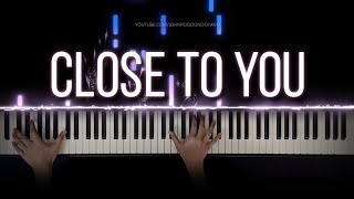 The Carpenters  Close To You  Piano Cover with Strings with Lyrics amp PIANO SHEET [upl. by Sedgewake]