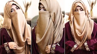 Everyday Niqab Style Without Inner Cap for Ramadan 2018 [upl. by Errot]