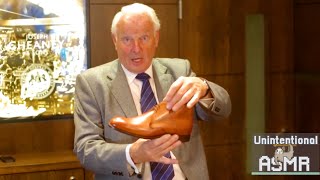 Unintentional ASMR 👞 Traditional Leather Shoe Salesman in London [upl. by Nilya]