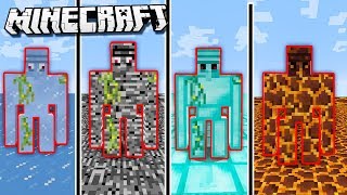 Make GOLEMS From ANY BLOCK in Minecraft [upl. by Sakhuja]