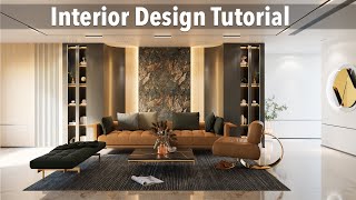 How To make Interiors in blender  Tutorial  Free Models [upl. by Norvin]