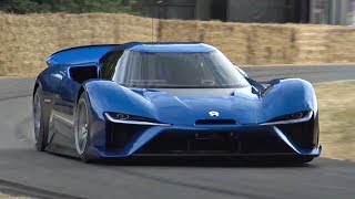 1360HP NIO EP9  World’s Fastest Electric Road Car Driven FLAT OUT  Goodwood  INCREDIBLE SPEED [upl. by Annoirb]