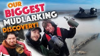 Our BIGGEST Mudlarking discovery  Hovercraft History Hunters [upl. by Sirromad]