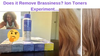 Does it Remove Brass Ion Brilliance Toners Experiment [upl. by Yro876]