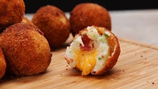 Loaded Cheese Stuffed Mashed Potato Balls [upl. by Arev]