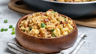 Low Carb Cauliflower Fried Rice [upl. by Akinohs]