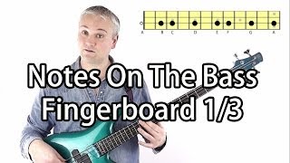 How To Learn Notes On The Bass Guitar 13 [upl. by Jankell]