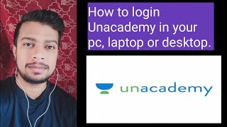 How to login unacademy in your pc laptop or desktop unacademy plus guide [upl. by Joktan655]