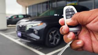 2022 Hyundai Tucson  How To Use Remote Start amp Park Assist [upl. by Herriott801]