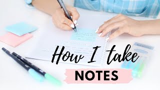 How I Take Notes  10 Effective Note Taking Tips amp Methods 📝 [upl. by Daren]