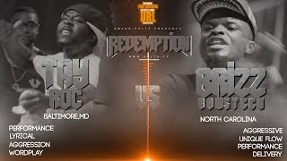 TAY ROC VS BRIZZ RAWSTEEN SMACK URL RAP BATTLE 2015  URLTV [upl. by Akema]