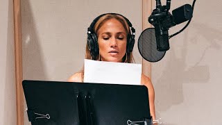 Jennifer Lopez amp Rauw Alejandro – Recording Cambia El Paso BTS [upl. by Ahsinotna115]