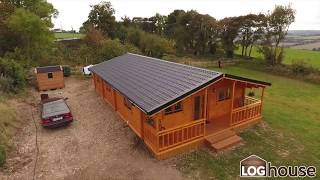 LOGHOUSEIE LOG CABINS IRELAND BRAY [upl. by Hiro152]