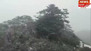 Snowfall in Sandakphu Darjeeling [upl. by Nivla29]