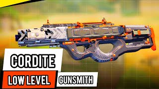 Best LOW LEVEL Cordite gunsmith loadout  COD Mobile [upl. by Assille808]