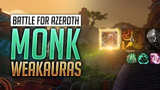 Monk WeakAuras BFA Patch  Guide  Brewmaster Mistweaver and Windwalker [upl. by Talyah]