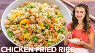 Chicken Fried Rice  EASY DINNER under 30 Minutes [upl. by Audre]