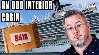 Not your normal interior cruise cabin  Carnival Vista Cabin 8418 [upl. by Mayap]