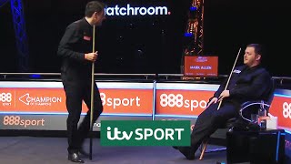 Ronnie OSullivan amp Mark Allen ARGUE at Champion of Champions Snooker  ITV Sport [upl. by Lyckman]