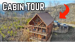 CABIN Tour In The SMOKY Mountains  Bears Eye View Cabin In Gatlinburg TN [upl. by Yona142]