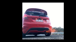 FORD FIESTA ST MK7 STAGE 2 SOUND POPS AND BANGS [upl. by Finnie]