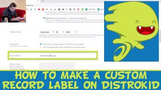 How to Create a Custom Record Label on DistroKid Tutorial [upl. by Ait]