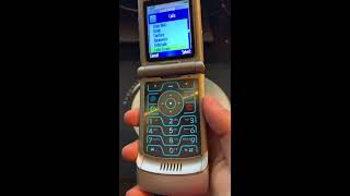 Motorola RAZR V3  Ringtones [upl. by Rexfourd]