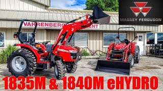 Massey Ferguson 1835M amp 1840M eHydro Premium Compact Tractor [upl. by Kirbie484]