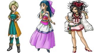 Dragon Quest V DS All Marriage Scenes [upl. by Nawd785]