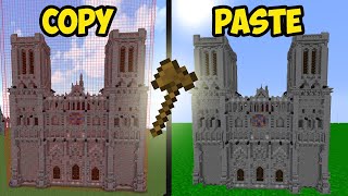 MINECRAFT how to Copy and Paste Houses 2025 [upl. by Norahc853]