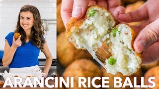 How To Make Arancini Rice Balls  Italian Classic Recipe [upl. by Pardo55]