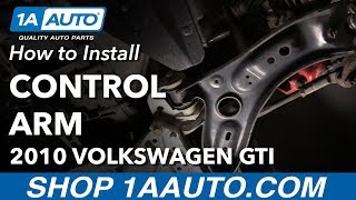 How to Replace Front Control Arms 0613 Volkswagen GTI [upl. by Fagen44]