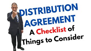 Distribution Agreement Checklist [upl. by Valleau393]