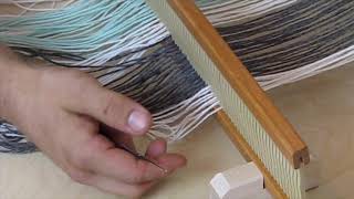 Beka Rigid Heddle Loom Warping Instructions [upl. by Rodmun]