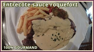 Entrecôte sauce roquefort [upl. by Ymmat]