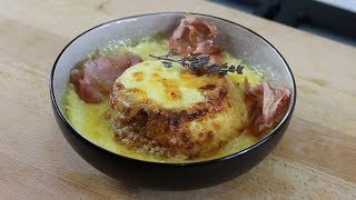 Twice Cooked Comte Cheese Souffle with Pancetta amp Thym Sauce [upl. by Avah]