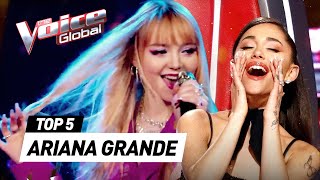 ARIANA GRANDE songs in The Voice [upl. by Mersey]