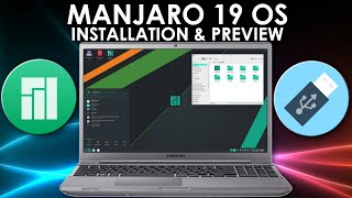 Manjaro 19 Operating System Installation Guide and Preview 2020 [upl. by Zulaledairam]