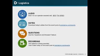 Advisor Live Webinar Vancomycin Dosing From Trough to AUC [upl. by Dorin]