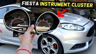 FORD FIESTA INSTRUMENT CLUSTER REMOVAL REPLACEMENT MK7 ST [upl. by Secunda89]