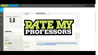 The smartest way to use RATE MY PROFESSORScom [upl. by Normand]